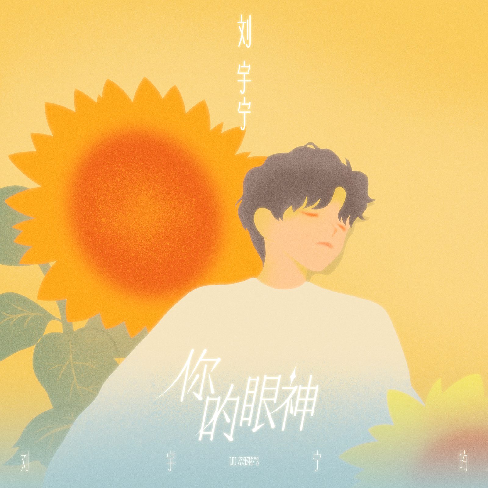 Cover art for a Liu Yuning song